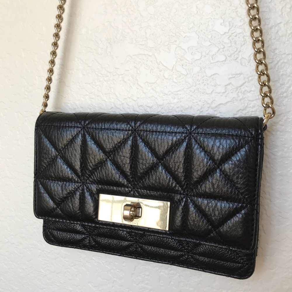 Kate Spade quilted leather cross body bag